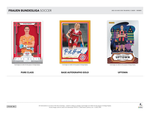 2025/26 Panini Frauen Bundesliga Soccer Hobby