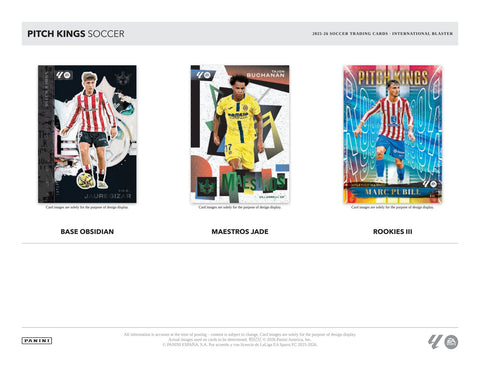 2025/26 Panini Pitch Kings Soccer International Blaster