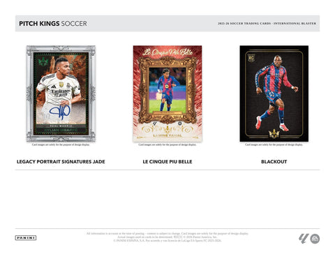 2025/26 Panini Pitch Kings Soccer International Blaster