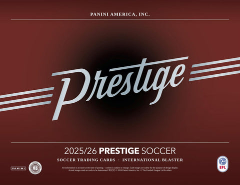 2025/26 Panini Prestige EFL Soccer International Blaster