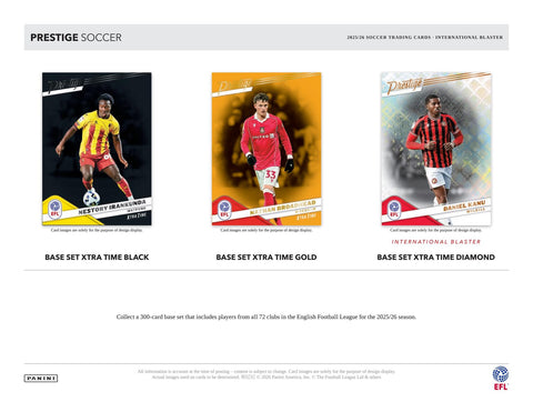2025/26 Panini Prestige EFL Soccer International Blaster
