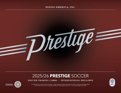 2025/26 Panini Prestige EFL Soccer International Mega