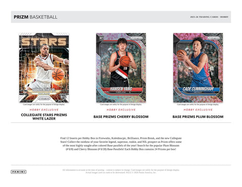 2025/26 Panini Prizm Basketball Hobby