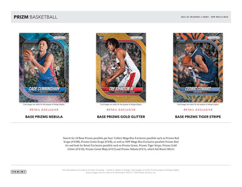 2025/26 Panini Prizm Basketball Mega