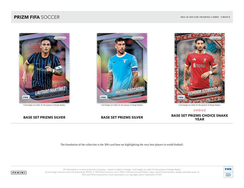 2025/26 Panini Prizm FIFA Soccer Choice