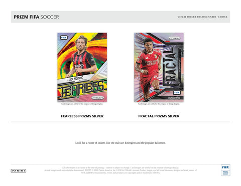 2025/26 Panini Prizm FIFA Soccer Choice