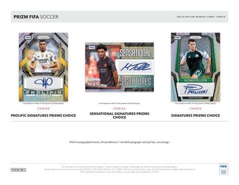 2025/26 Panini Prizm FIFA Soccer Choice