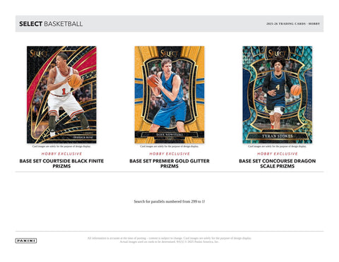 2025/26 Panini Select Basketball Hobby (Presell)