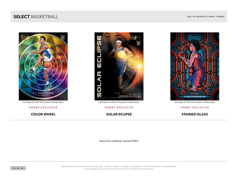 2025/26 Panini Select Basketball Hobby (Presell)