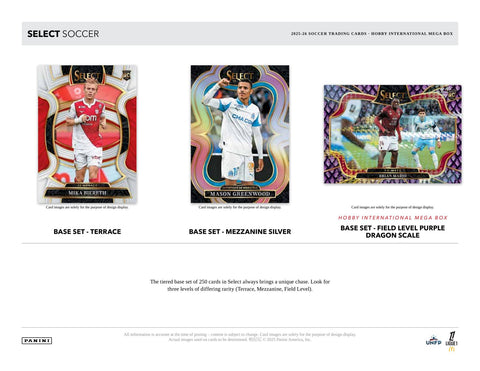 2025/26 Panini Select Ligue 1 Soccer International Mega Hobby