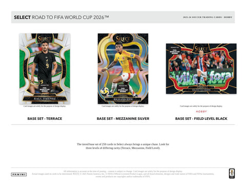 2025/26 Panini Select Road to FIFA World Cup Soccer Hobby