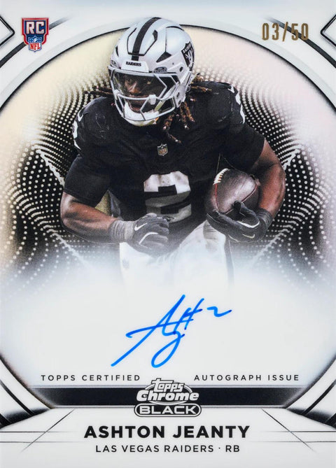 2025 Topps Chrome Black Football Hobby