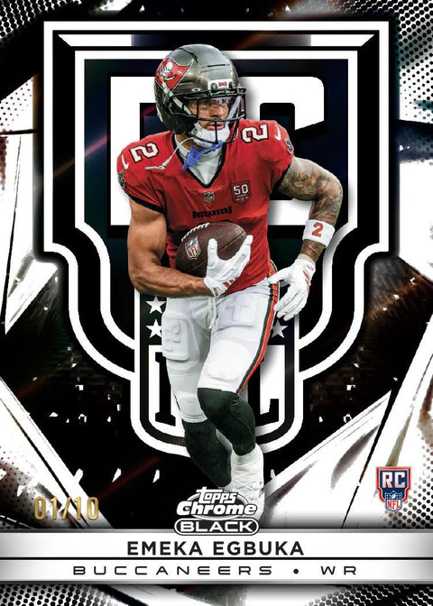 2025 Topps Chrome Black Football Hobby