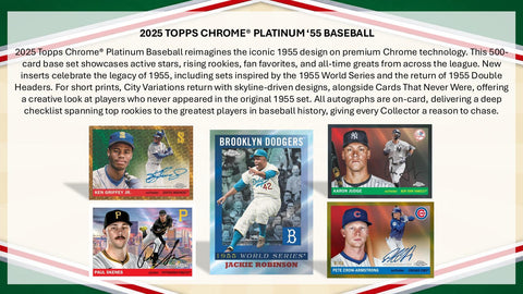 2025 Topps Chrome Platinum '55 Baseball Blaster