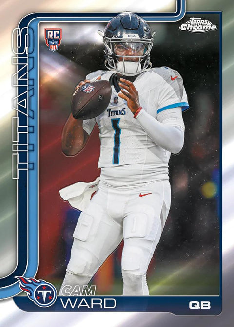 2025 Topps Chrome Football Hobby Jumbo