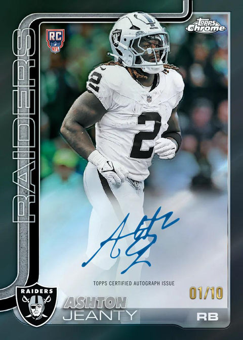 2025 Topps Chrome Football Hobby Jumbo