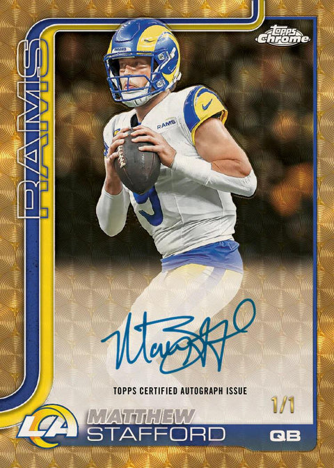 2025 Topps Chrome Football Hobby Jumbo