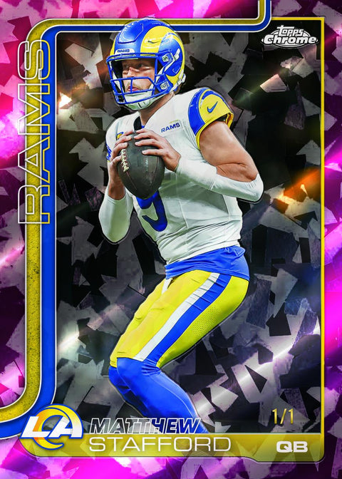 2025 Topps Chrome Football Sapphire Edition