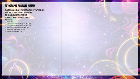 2025 Topps Cosmic Chrome Football Hobby