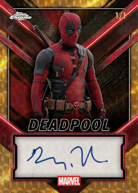 2025 Topps Deadpool Chrome 7-Pack Blaster