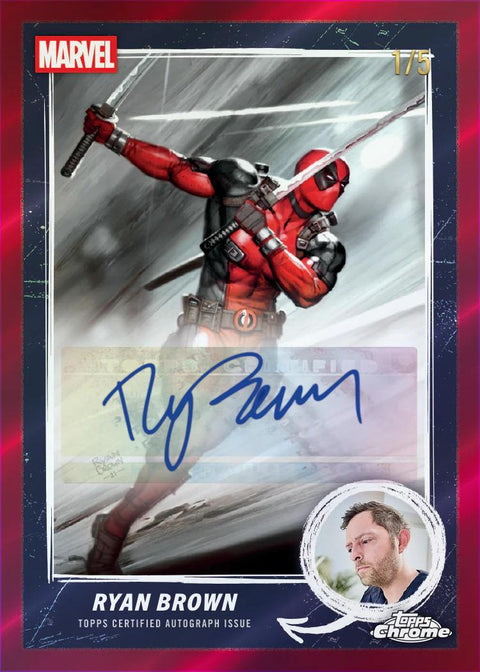 2025 Topps Deadpool Chrome 7-Pack Blaster