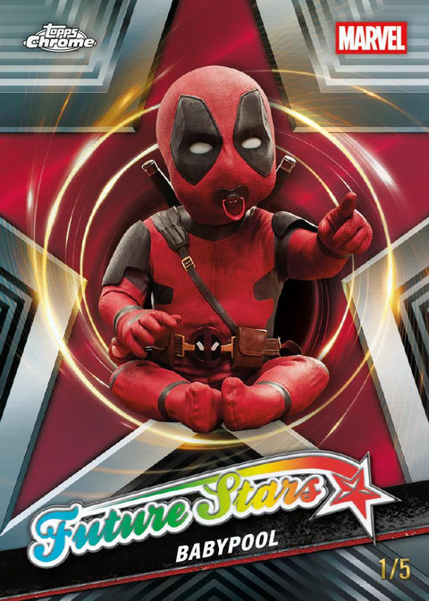 2025 Topps Deadpool Chrome 7-Pack Blaster