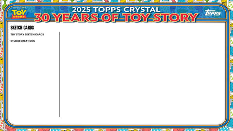 2025 Topps Crystal 30 Years of Toy Story Hobby