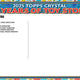 2025 Topps Crystal 30 Years of Toy Story Hobby