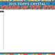 2025 Topps Crystal 30 Years of Toy Story Hobby