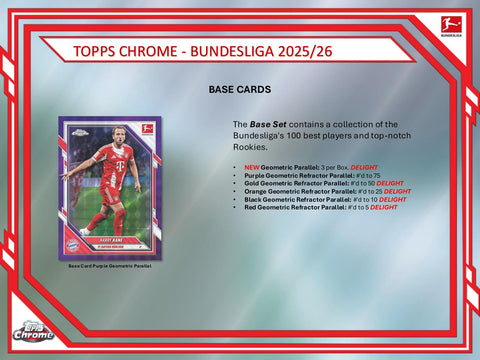 2025/26 Topps Chrome Bundesliga Soccer Breaker Delight