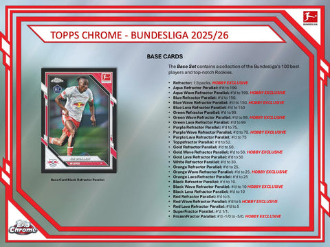 2025/26 Topps Chrome Bundesliga Soccer Hobby