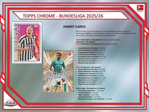 2025/26 Topps Chrome Bundesliga Soccer Hobby
