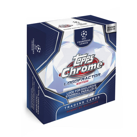 2025/26 Topps Chrome UEFA Club Competitions Soccer Logofractor Edition