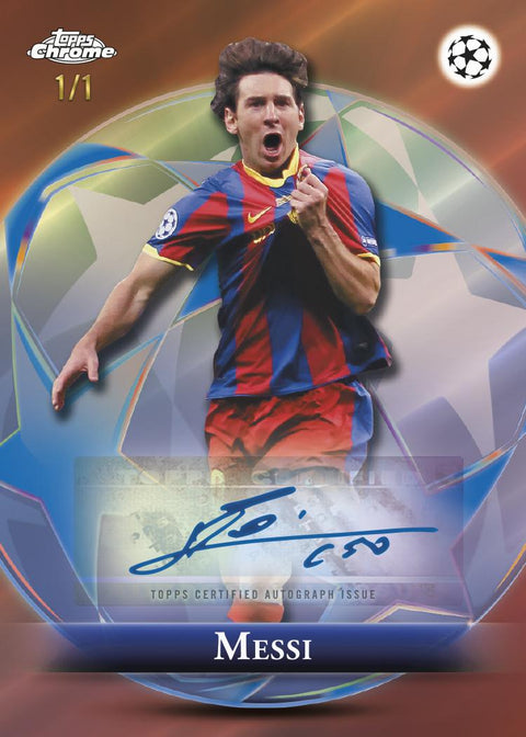 2025/26 Topps Chrome UEFA Club Competitions Soccer Logofractor Edition
