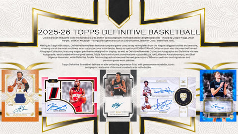 2025/26 Topps Definitive Collection Basketball Hobby
