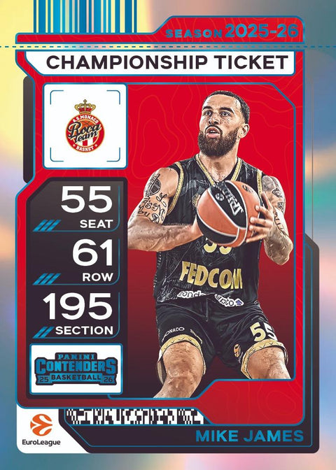 2025/26 Panini Contenders EuroLeague Basketball Hobby