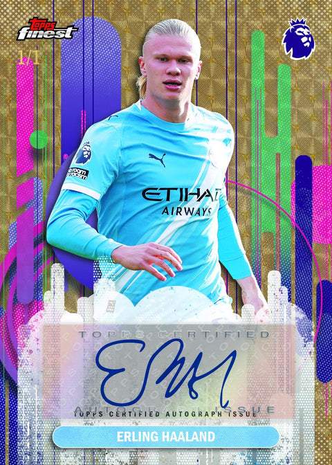 2025/26 Topps Finest Premier League EPL Soccer Hobby