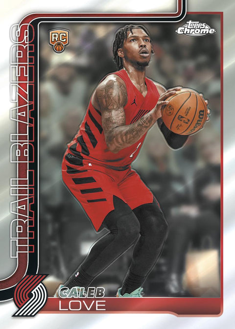 2025/26 Topps Chrome Update Series Basketball Hobby Jumbo