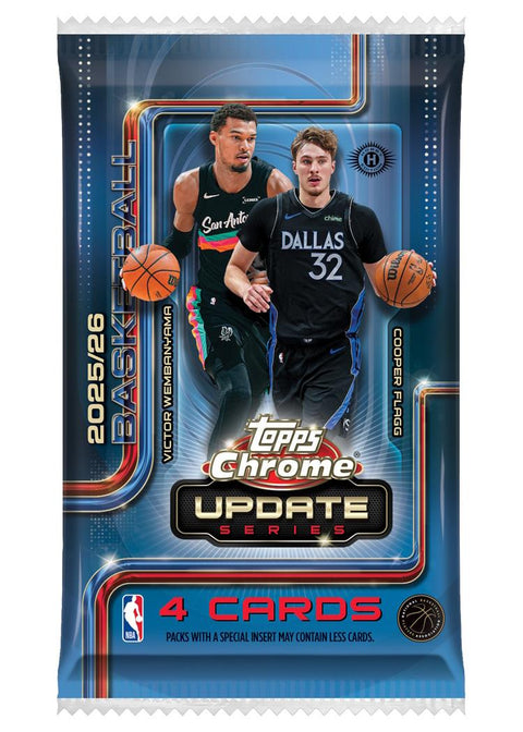 2025/26 Topps Chrome Update Series Basketball Hobby