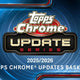 2025/26 Topps Chrome Update Series Basketball Hobby Jumbo