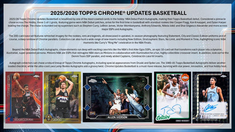 2025/26 Topps Chrome Update Series Basketball Mega