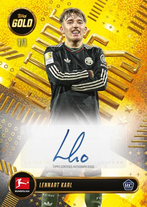 2025/26 Topps Gold Bundesliga Soccer Hobby Box