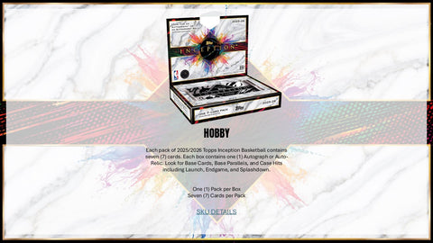 2025/26 Topps Inception Basketball Hobby