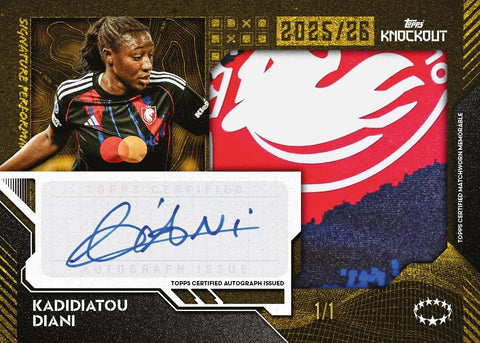2025/26 Topps UEFA Women's Champions League Soccer Knockout Hobby Box
