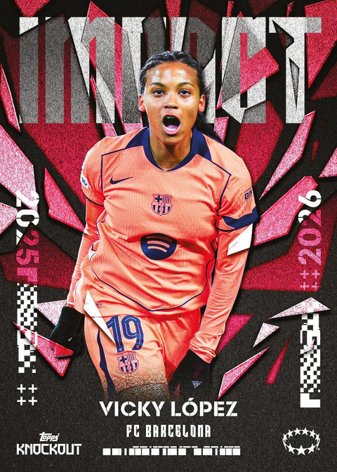 2025/26 Topps UEFA Women's Champions League Soccer Knockout Hobby Box