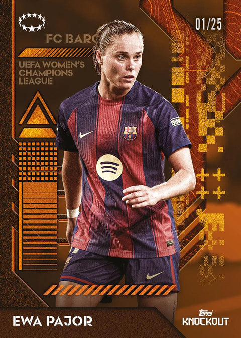 2025/26 Topps UEFA Women's Champions League Soccer Knockout Hobby Box