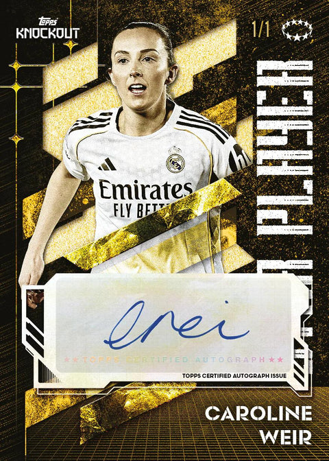 2025/26 Topps UEFA Women's Champions League Soccer Knockout Hobby Box
