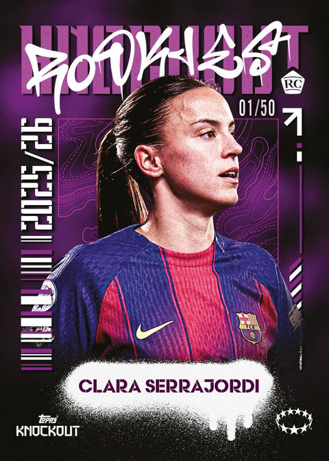 2025/26 Topps UEFA Women's Champions League Soccer Knockout Hobby Box