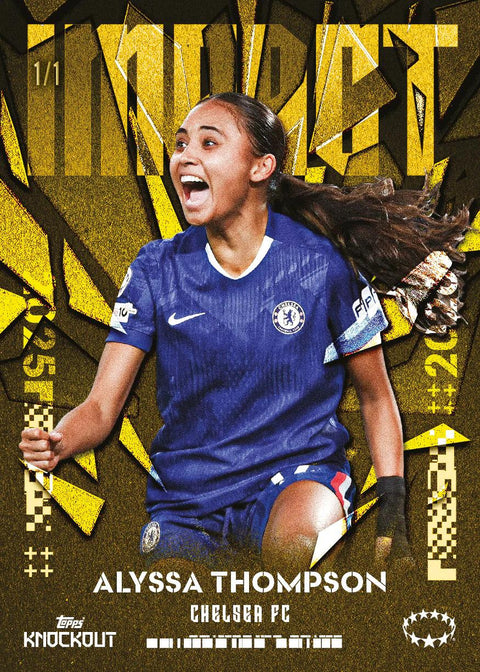 2025/26 Topps UEFA Women's Champions League Soccer Knockout Hobby Box