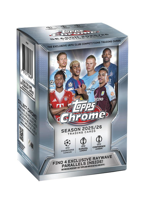 2025/26 Topps Chrome UEFA Club Competitions Soccer Blaster